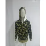 BAPE co-branded hell kitty camouflage zipper hoodie green