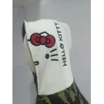 BAPE co-branded hell kitty camouflage zipper hoodie green