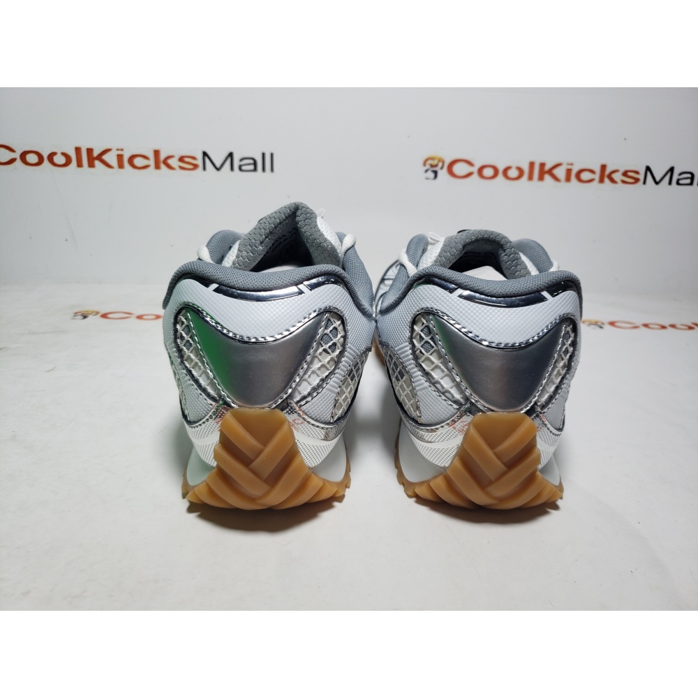 Flash sale| PKGoden Bottega Veneta Orbit low cut casual running shoes Silver