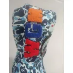 BAPE Big ABC Camo Shark Full Zip Hoodie Blue