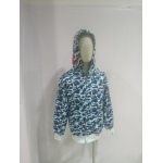 BAPE Big ABC Camo Shark Full Zip Hoodie Blue