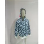 BAPE Big ABC Camo Shark Full Zip Hoodie Blue