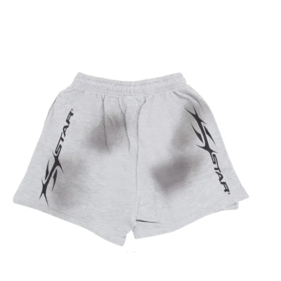 Hellstar Yoga Shorts Grey 02