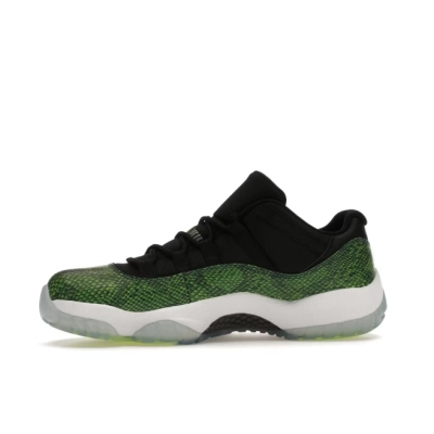 Coolkicks GET Air Jordan 11 Retro Low Green Snakeskin 528895-033 01
