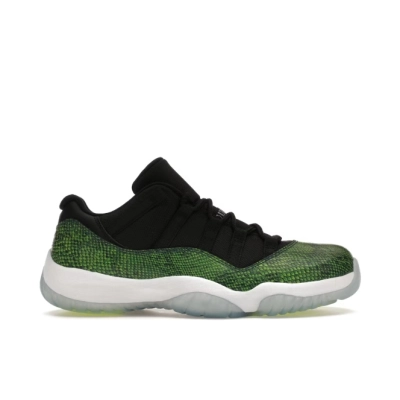 Coolkicks GET Air Jordan 11 Retro Low Green Snakeskin 528895-033 02