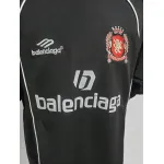 Balenciaga joint Manchester United football embroidered T-Shirts Black