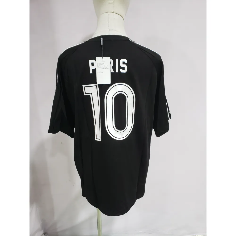 Balenciaga joint Manchester United football embroidered T-Shirts Black