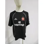 Balenciaga joint Manchester United football embroidered T-Shirts Black
