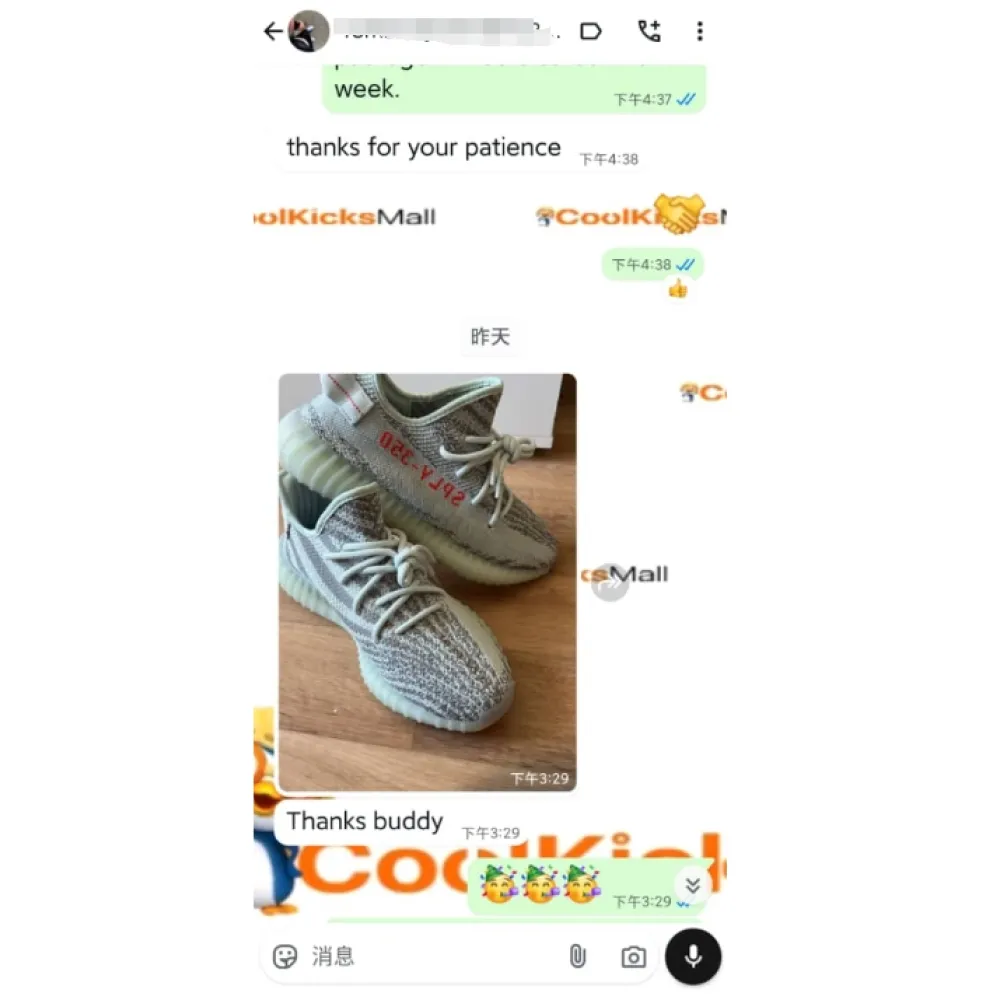 Coolkicks G5 Yeezy Boost 350 V2 Blue Tint,B37571