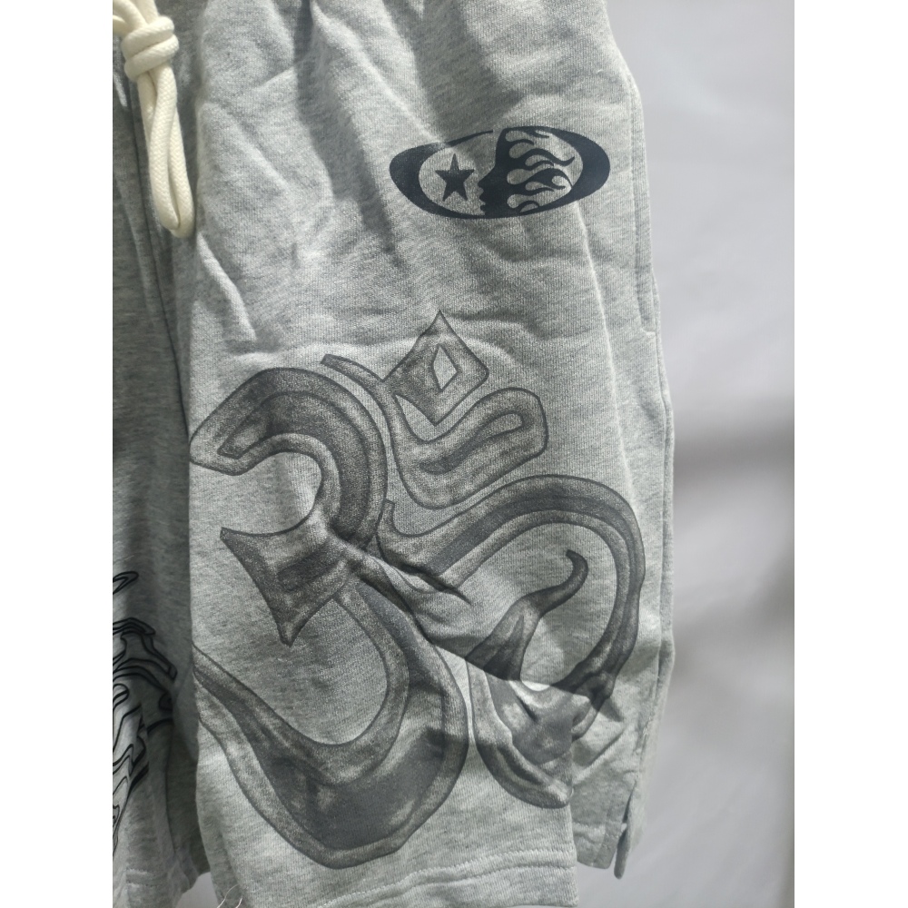 Hellstar Yoga Shorts Grey