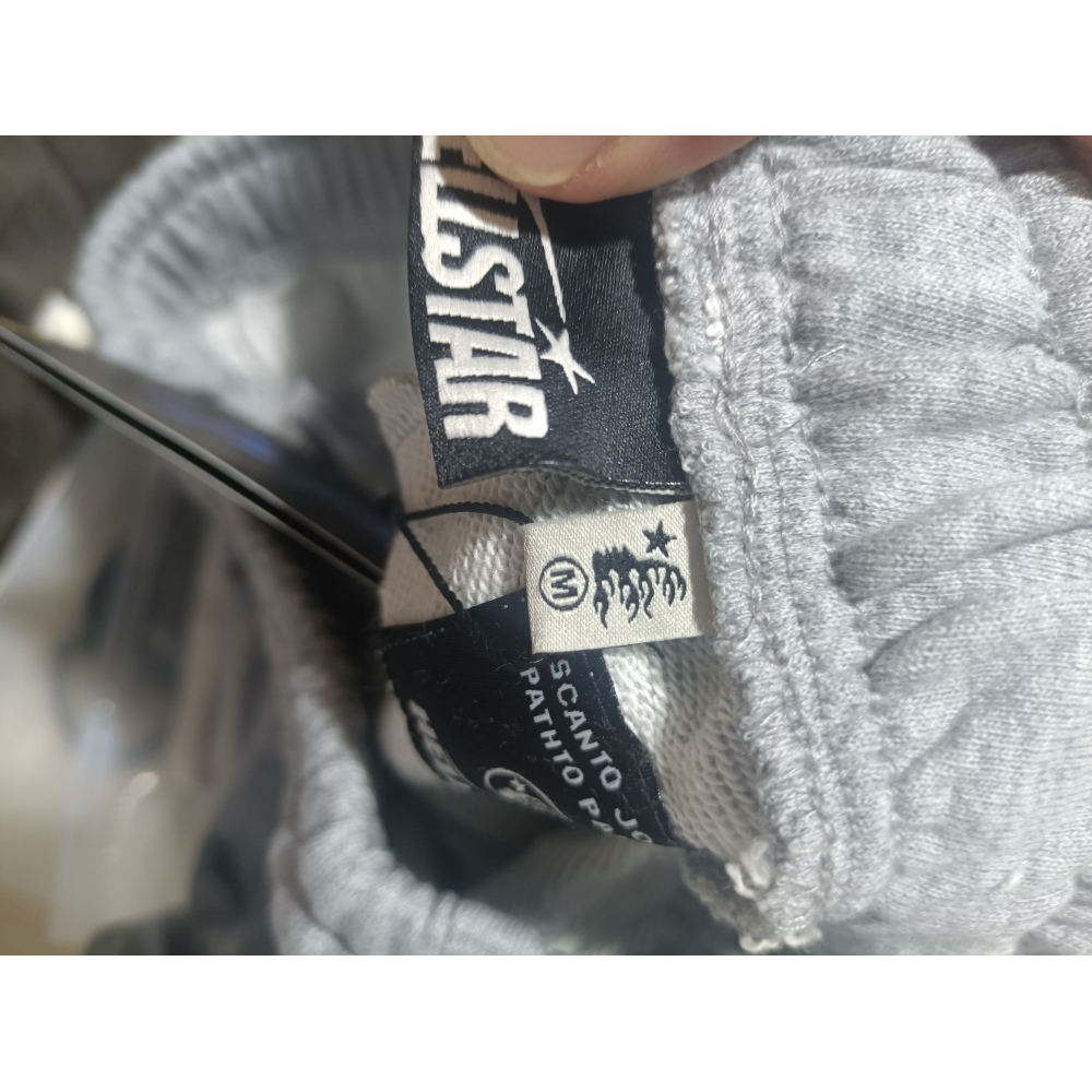 Hellstar Yoga Shorts Grey