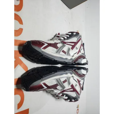 PKGoden Balenciaga Runner White Wine Red 02