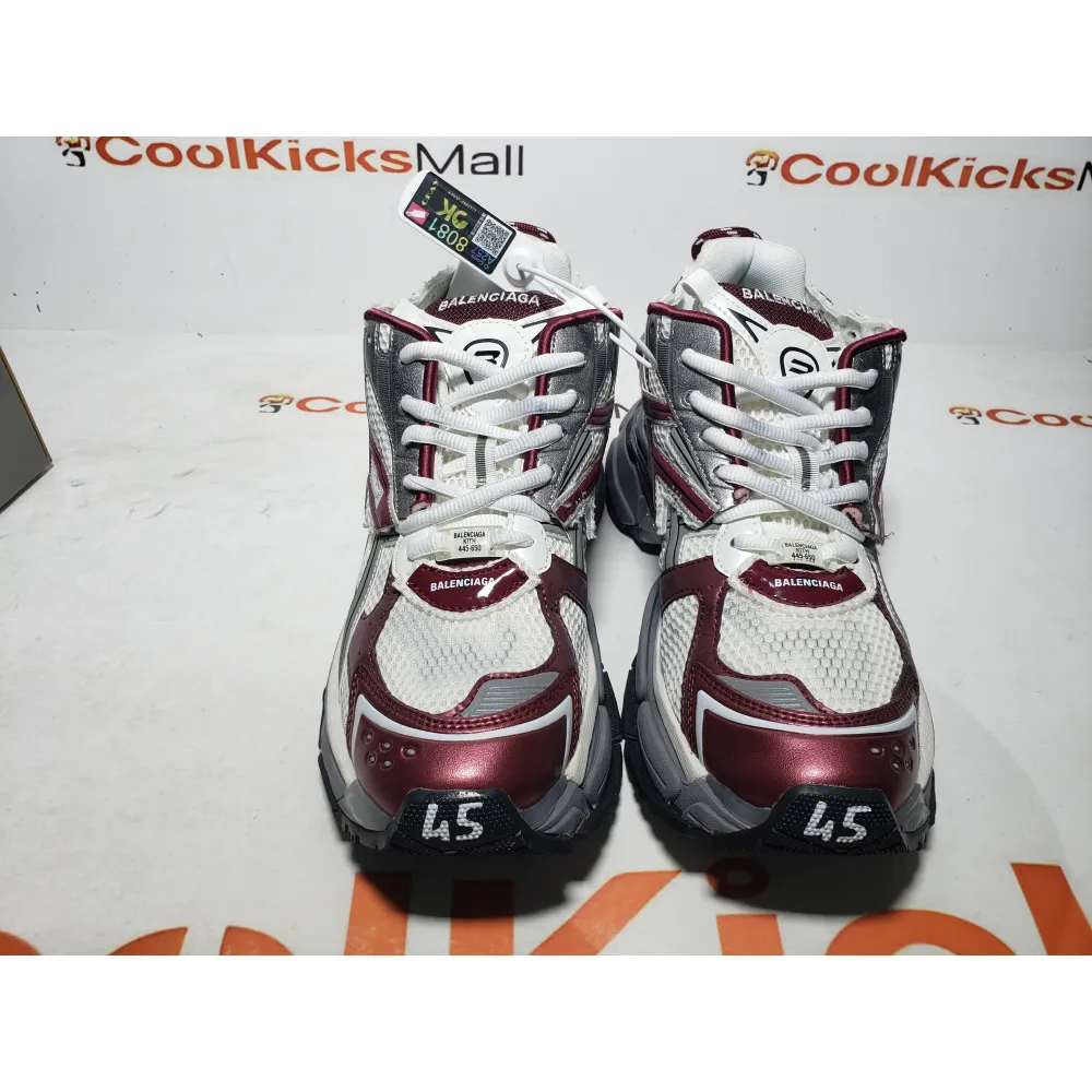 PKGoden Balenciaga Runner White Wine Red