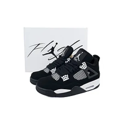 GET Air Jordan 4 Retro White Thunder FQ8138-001 02