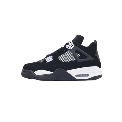 GET Air Jordan 4 Retro White Thunder FQ8138-001 01