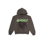 Sp5der Punk V2 Hoodie Slate Grey