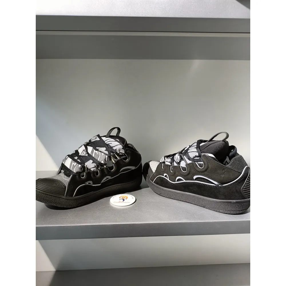 PKGoden Lanvin Curb Sneaker Black Grey