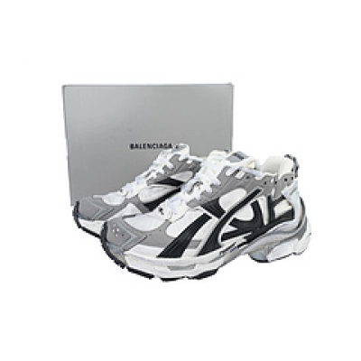 PKGoden Balenciaga Runner Sneaker Grey White Black 772774 W3RNY 9012 02