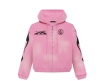 Hellstar Sports Hoodie Flame Zip-Up Pink