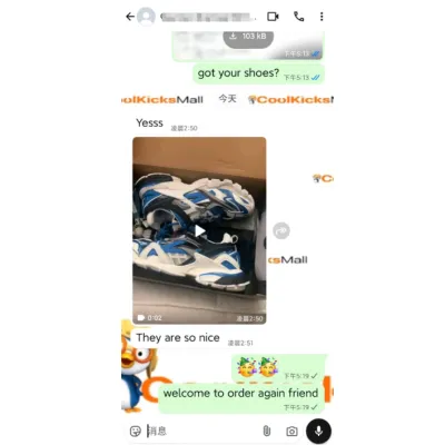 PKGoden Balenciaga 3rd Track Sneaker White Blue 242023 W2FS9 9051 02