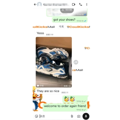 PKGoden Balenciaga 3rd Track Sneaker White Blue 242023 W2FS9 9051 02