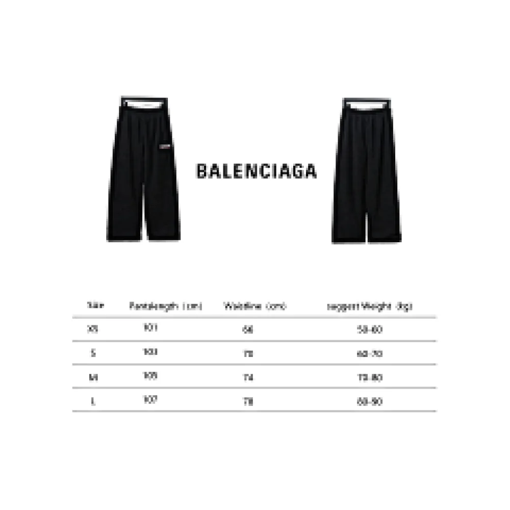 Balenciaga cola fleece trousers Pants