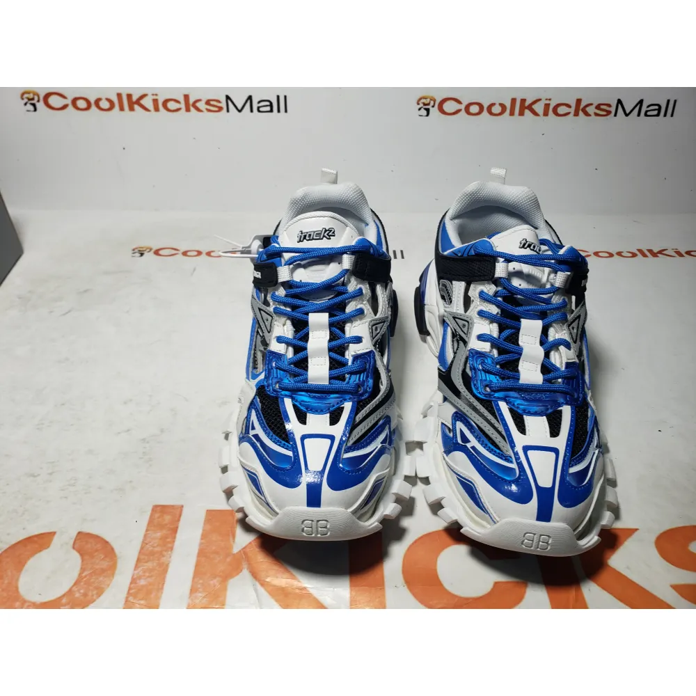 PKGoden Balenciaga 3rd Track Sneaker White Blue 242023 W2FS9 9051
