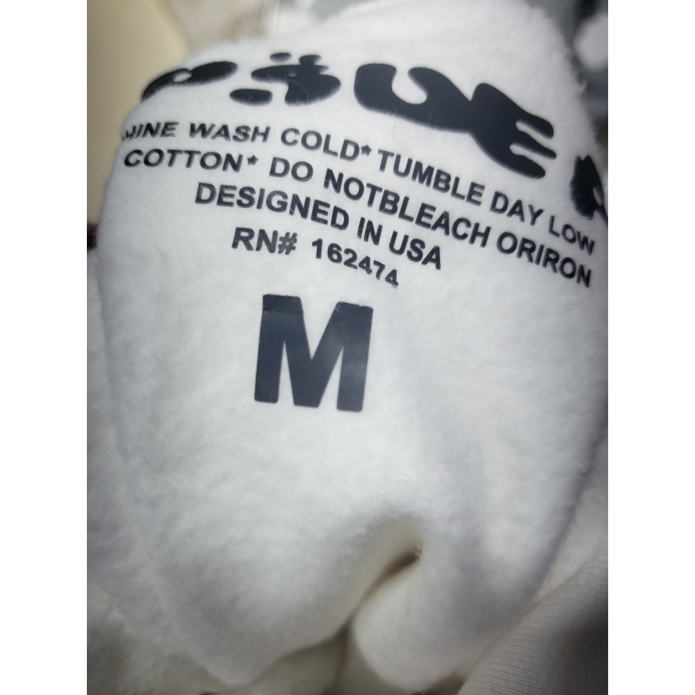 Sp5der OG Rhinestone Logo Hoodie White