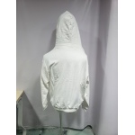 Sp5der OG Rhinestone Logo Hoodie White