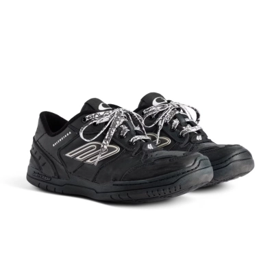 PKGoden Balenciaga Hamptons Worn-out Sneaker in Black 02