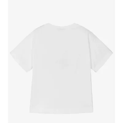 Fendi White Roma Cotton T-Shirt 02