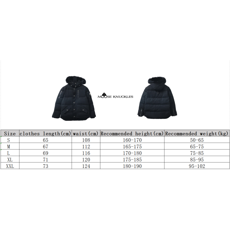 【Flash Sales】Moose Knuckles Classic Down Jacket 06 Black