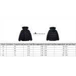Moose Knuckles Classic Chest Zipper Down Jacket Black/White/ Dark Blue