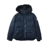 Moose Knuckles Classic Chest Zipper Down Jacket 05Black/05White/ 05Dark Blue
