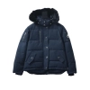 Moose Knuckles Classic Chest Zipper Down Jacket 05Black/05White/ 05Dark Blue