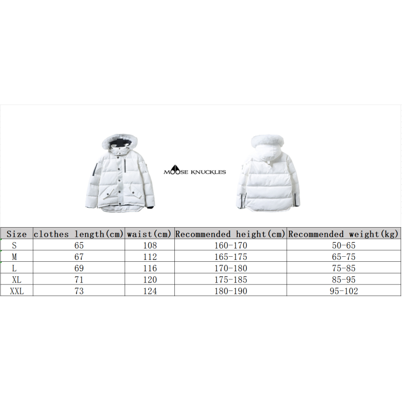 Moose Knuckles Classic Down Jacket 06 white