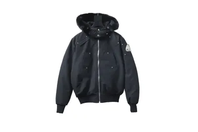 Moose Knuckles Classic Down Jacket 02 black/ 02 Red/02 Off White 01