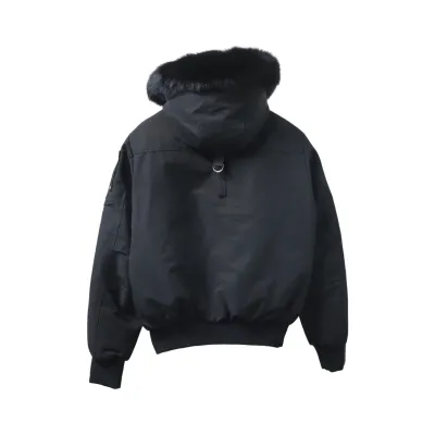 Moose Knuckles Classic Down Jacket 02 black/ 02 Red/02 Off White 02