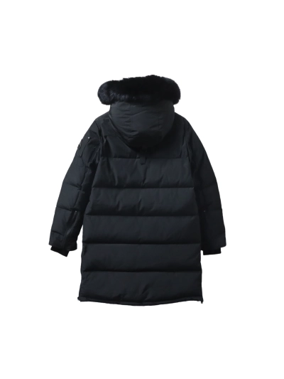 Moose knuckles stirling classic long down jacket 07 Long Black 02
