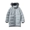 Moose knuckles stirling classic long down jacket 07 Long Gray