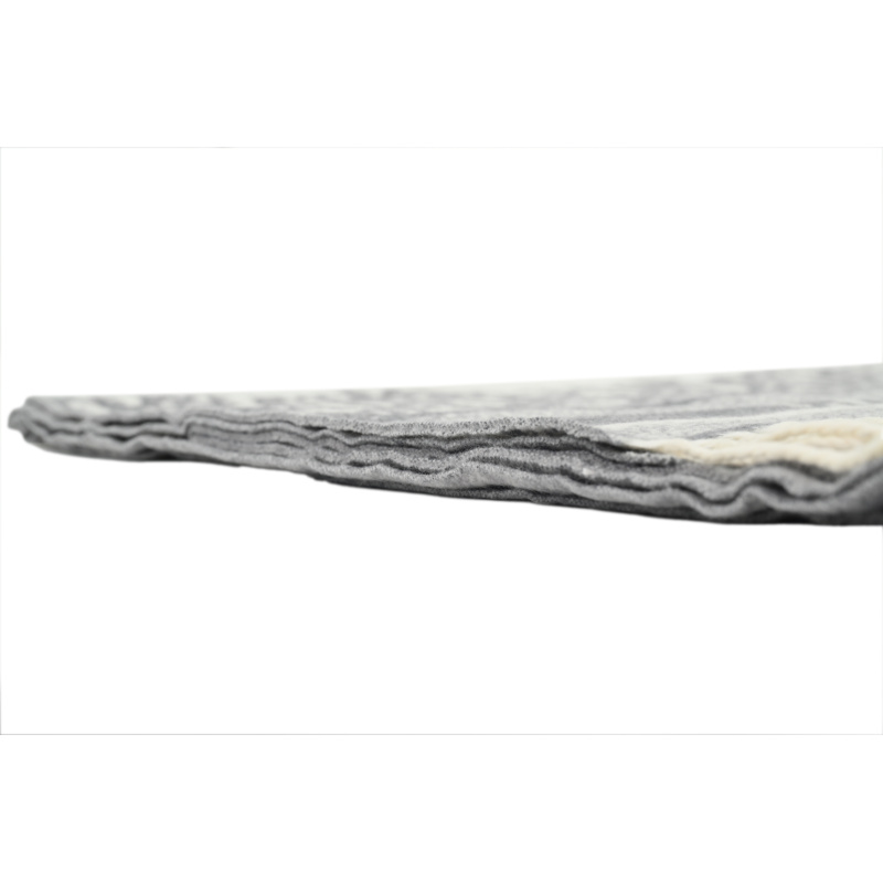 Dior suede tassel scarf all over printed grey