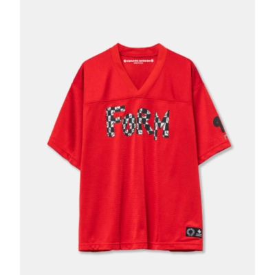 Chrome Hearts Matty Boy Form Short Sleeve Jersey Black/ Red 01