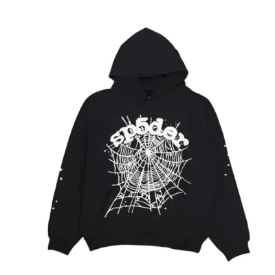Sp5der OG Web Black hoodie 01