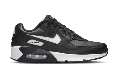 POP Air Max 90 Leather GS Black White CD6864-029  01
