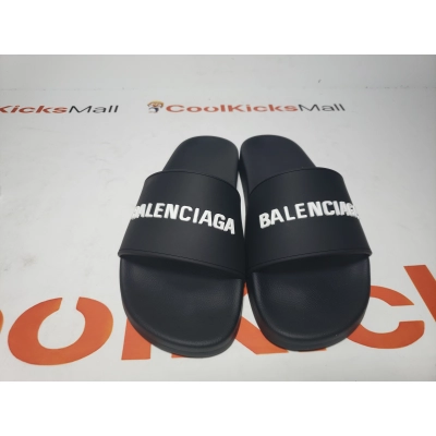 BALENCIAGA Piscine logo-embossed rubber slides 02