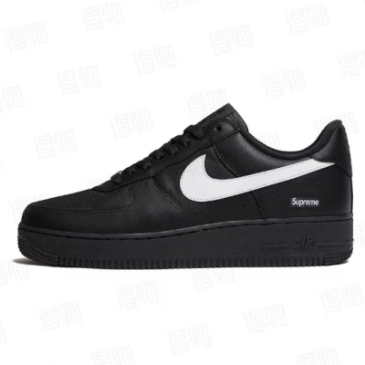 GET Air Force 1 Low Box Logo Black White CU9225-002 01