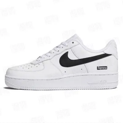 GET Air Force 1 Low Box Logo White Black CU9225-102 01