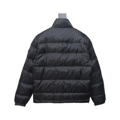 Dior Full-grain Dark Pattern Long-sleeved Down Jacket 02