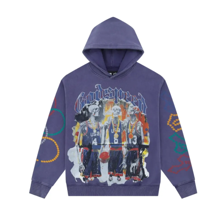 Godspeed Dream Team 24 Hoodie Navy Wash