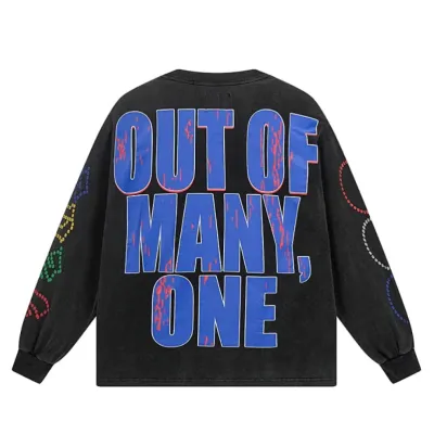 Godspeed Dream Team Long Sleeve T-shirt #1106 Black Wash 02